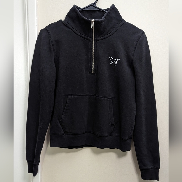 PINK Victoria's Secret Sweaters - Pink Victoria's Secret long sleeves Black women's Sweater size S